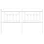 Cabecero de metal blanco 160 cm de vidaXL, Cabeceros y pies de cama - Ref: Foro24-353621, Precio: 51,73 €, Descuento: %