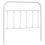 Cabecero de metal blanco 100 cm de vidaXL, Cabeceros y pies de cama - Ref: Foro24-352656, Precio: 31,10 €, Descuento: %