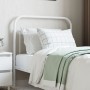 Cabecero de metal blanco 100 cm de vidaXL, Cabeceros y pies de cama - Ref: Foro24-352656, Precio: 31,10 €, Descuento: %