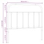 Cabecero de metal blanco 100 cm de vidaXL, Cabeceros y pies de cama - Ref: Foro24-352656, Precio: 31,10 €, Descuento: %