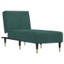 Sofá diván de terciopelo verde oscuro de vidaXL, Divanes - Ref: Foro24-352804, Precio: 168,20 €, Descuento: %