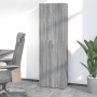 Armario de oficina madera contrachapada sonoma gris 60x32x190cm en Armarios archivadores | Comprar online en Foru.es