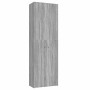 Armario de oficina madera contrachapada sonoma gris 60x32x190cm en Armarios archivadores | Comprar online en Foru.es