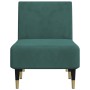 Sofá diván de terciopelo verde oscuro de vidaXL, Divanes - Ref: Foro24-352804, Precio: 168,20 €, Descuento: %