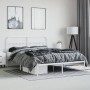 Estructura de cama de metal con cabecero blanco 183x213 cm de vidaXL, Camas y somieres - Ref: Foro24-352632, Precio: 125,82 €...