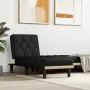 Sofá diván de tela negro de vidaXL, Divanes - Ref: Foro24-352858, Precio: 132,91 €, Descuento: %