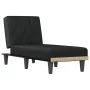 Sofá diván de tela negro de vidaXL, Divanes - Ref: Foro24-352858, Precio: 132,91 €, Descuento: %