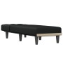 Sofá diván de tela negro de vidaXL, Divanes - Ref: Foro24-352858, Precio: 128,02 €, Descuento: %