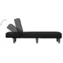Sofá diván de tela negro de vidaXL, Divanes - Ref: Foro24-352858, Precio: 132,91 €, Descuento: %