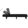 Sofá diván de tela negro de vidaXL, Divanes - Ref: Foro24-352858, Precio: 128,02 €, Descuento: %