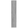Zapatero de madera contrachapada gris Sonoma 54x34x183 cm en Zapateros y organizadores de calzado | Comprar online en Foru.es