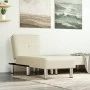 Diván de cuero sintético color crema de vidaXL, Divanes - Ref: Foro24-352850, Precio: 157,38 €, Descuento: %