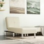 Diván de cuero sintético color crema de vidaXL, Divanes - Ref: Foro24-352850, Precio: 165,36 €, Descuento: %