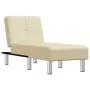 Diván de cuero sintético color crema de vidaXL, Divanes - Ref: Foro24-352850, Precio: 157,38 €, Descuento: %