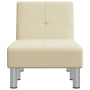 Diván de cuero sintético color crema de vidaXL, Divanes - Ref: Foro24-352850, Precio: 165,36 €, Descuento: %