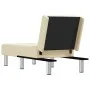 Diván de cuero sintético color crema de vidaXL, Divanes - Ref: Foro24-352850, Precio: 157,38 €, Descuento: %