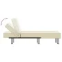 Diván de cuero sintético color crema de vidaXL, Divanes - Ref: Foro24-352850, Precio: 157,38 €, Descuento: %
