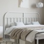 Cabecero de metal blanco 160 cm de vidaXL, Cabeceros y pies de cama - Ref: Foro24-353719, Precio: 36,83 €, Descuento: %
