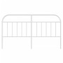 Cabecero de metal blanco 160 cm de vidaXL, Cabeceros y pies de cama - Ref: Foro24-353719, Precio: 36,83 €, Descuento: %