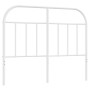 Cabecero de metal blanco 120 cm de vidaXL, Cabeceros y pies de cama - Ref: Foro24-353715, Precio: 29,54 €, Descuento: %