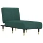 Sofá diván de terciopelo verde oscuro de vidaXL, Divanes - Ref: Foro24-352795, Precio: 166,47 €, Descuento: %