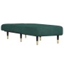 Sofá diván de terciopelo verde oscuro de vidaXL, Divanes - Ref: Foro24-352795, Precio: 162,64 €, Descuento: %