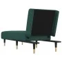 Sofá diván de terciopelo verde oscuro de vidaXL, Divanes - Ref: Foro24-352795, Precio: 166,47 €, Descuento: %