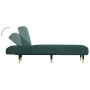 Sofá diván de terciopelo verde oscuro de vidaXL, Divanes - Ref: Foro24-352795, Precio: 162,64 €, Descuento: %