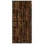 Armario madera contrachapada color roble ahumado 90x52x200 cm en Armarios roperos | Comprar online en Foru.es