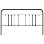 Cabecero de metal negro 160 cm de vidaXL, Cabeceros y pies de cama - Ref: Foro24-352613, Precio: 55,53 €, Descuento: %