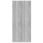 Armario madera contrachapada gris Sonoma 90x52x200 cm en Armarios roperos | Comprar online en Foru.es