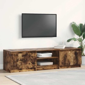 Mueble para TV madera contrachapada roble ahumado 140x40x35,5cm en Muebles TV | Comprar online en Foru.es