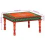 Mesa de centro madera maciza de mango naranja pintada a mano de vidaXL, Mesas de centro - Ref: Foro24-353765, Precio: 73,54 €...