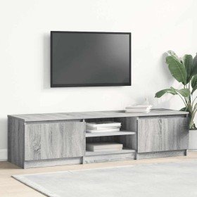 Mueble de TV madera contrachapada gris Sonoma 140x40x35,5 cm en Muebles TV | Comprar online en Foru.es