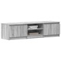 Mueble de TV madera contrachapada gris Sonoma 140x40x35,5 cm en Muebles TV | Comprar online en Foru.es