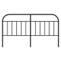 Cabecero de metal negro 160 cm de vidaXL, Cabeceros y pies de cama - Ref: Foro24-353670, Precio: 37,30 €, Descuento: %