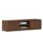 Mueble para TV madera contrachapada marrón roble 140x40x35,5 cm en Muebles TV | Comprar online en Foru.es