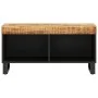 Mueble de TV madera maciza de mango 85x33x43,5 cm de vidaXL, Almacenamiento para CD y DVD - Ref: Foro24-352893, Precio: 97,33...