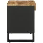 Mueble de TV madera maciza de mango 85x33x43,5 cm de vidaXL, Almacenamiento para CD y DVD - Ref: Foro24-352893, Precio: 97,33...