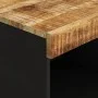 Mueble de TV madera maciza de mango 85x33x43,5 cm de vidaXL, Almacenamiento para CD y DVD - Ref: Foro24-352893, Precio: 97,33...