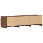 Mueble para TV madera contrachapada marrón roble 140x40x35,5 cm en Muebles TV | Comprar online en Foru.es