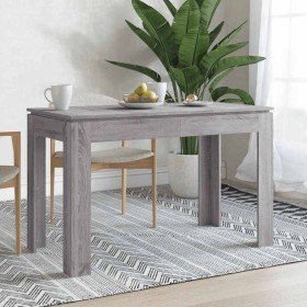 Mesa de comedor madera de ingeniería Sonoma gris 120x60x76 cm en Mesas de comedor | Comprar online en Foru.es
