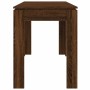Mesa de comedor madera de ingeniería marrón roble 120x60x76 cm en Mesas de comedor | Comprar online en Foru.es