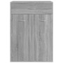 Mueble zapatero de madera contrachapada gris Sonoma 60x35x84 cm en Zapateros y organizadores de calzado | Comprar online en Foru