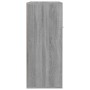 Mueble zapatero de madera contrachapada gris Sonoma 60x35x84 cm en Zapateros y organizadores de calzado | Comprar online en Foru