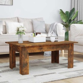 Mesa de centro madera contrachapada roble ahumado 100x60x42 cm en Mesas de centro | Comprar online en Foru.es