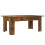 Mesa de centro madera contrachapada roble ahumado 100x60x42 cm en Mesas de centro | Comprar online en Foru.es