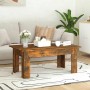 Mesa de centro madera contrachapada roble ahumado 100x60x42 cm en Mesas de centro | Comprar online en Foru.es