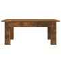 Mesa de centro madera contrachapada roble ahumado 100x60x42 cm en Mesas de centro | Comprar online en Foru.es