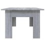 Mesa de centro de madera contrachapada gris Sonoma 100x60x42 cm en Mesas de centro | Comprar online en Foru.es